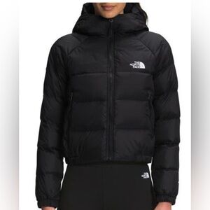 Women's Black Hydrenalite Down Hooded Jacket